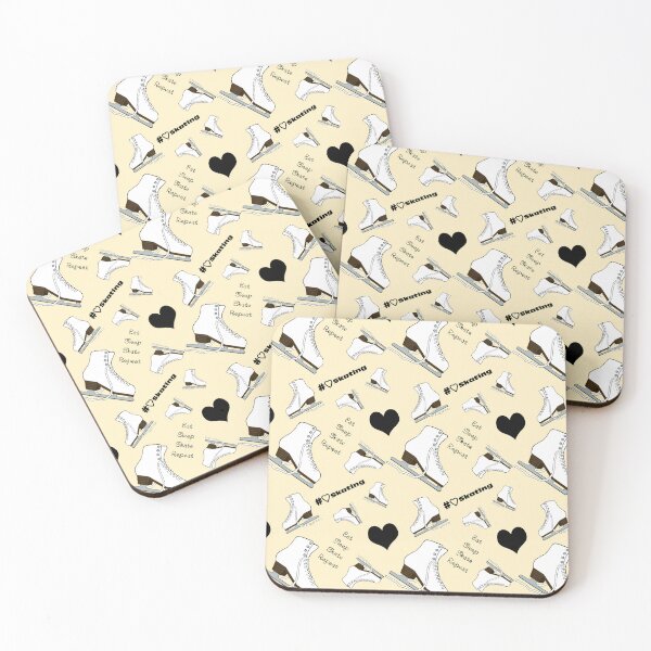 Item preview, Eat, Sleep, Skate, Skates and Hearts Repeat- 2025 Pastel Collection designed and sold by Purposely Designed.