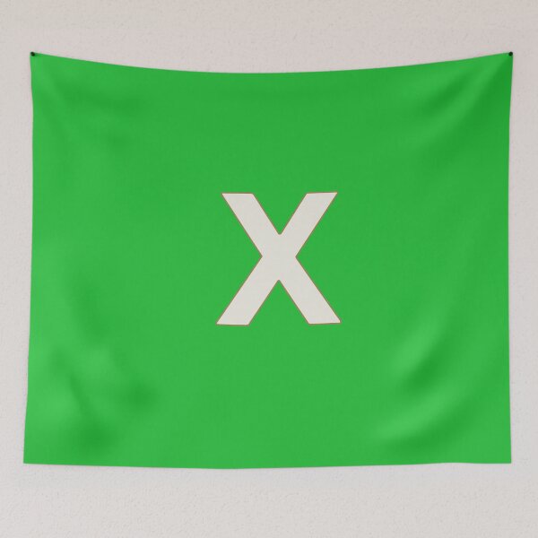 Item preview, letter x white designed and sold by ZiphGames.