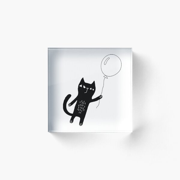 Flying Cat Acrylic Block