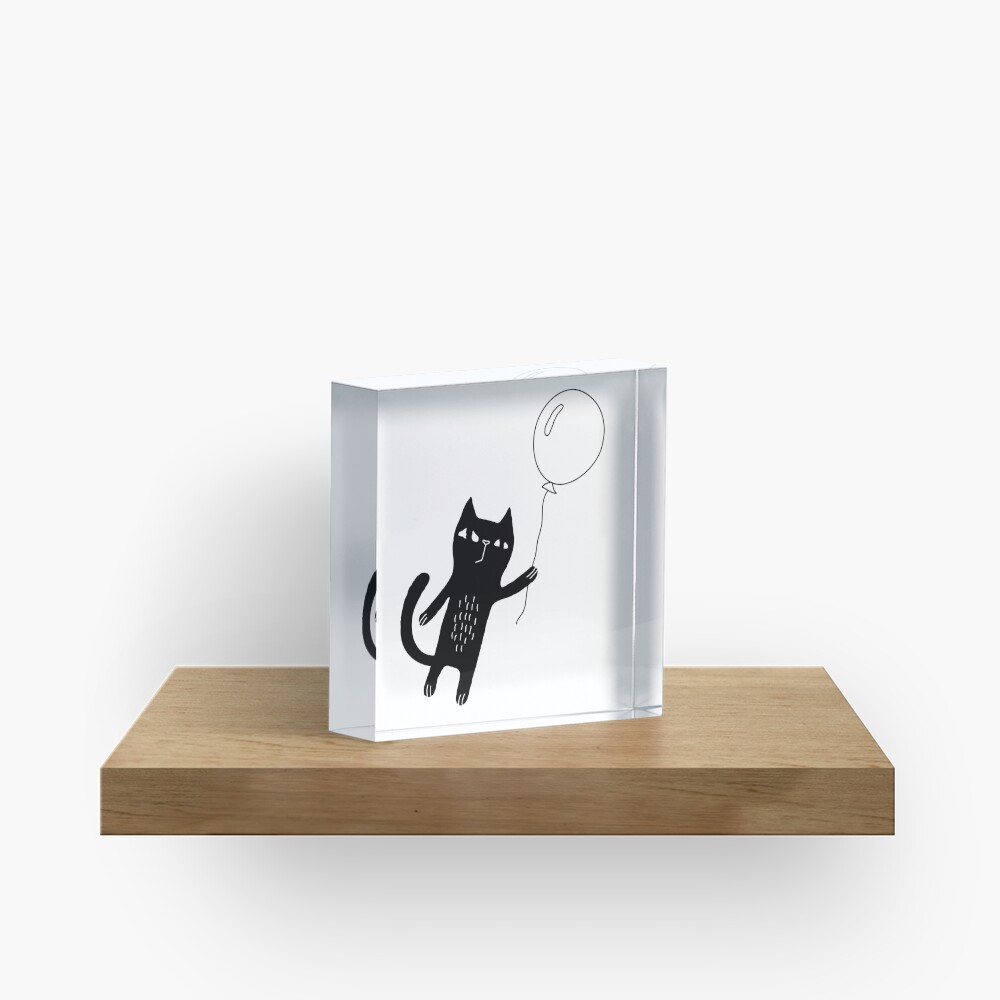 Flying Cat Acrylic Block