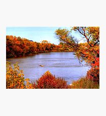 Autumn on the Assiniboine Photographic Print