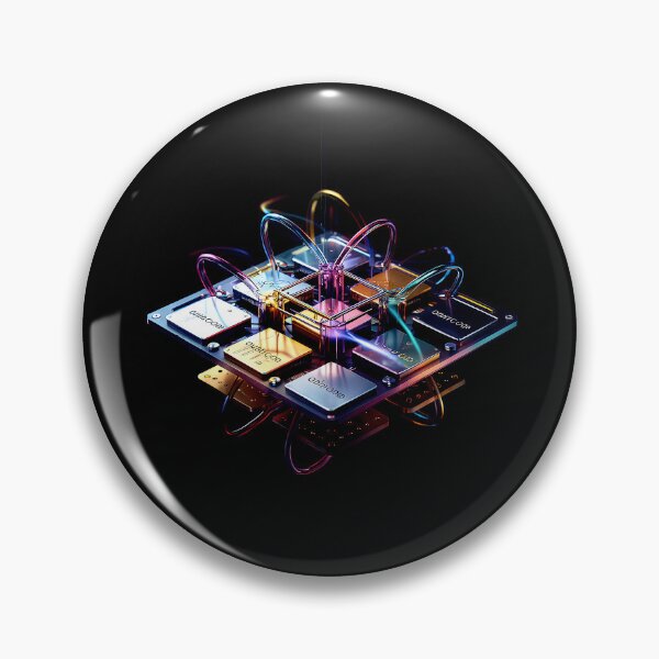 Item preview, Futuristic Quantum Chip 20-Qubit designed and sold by paulo silveira.