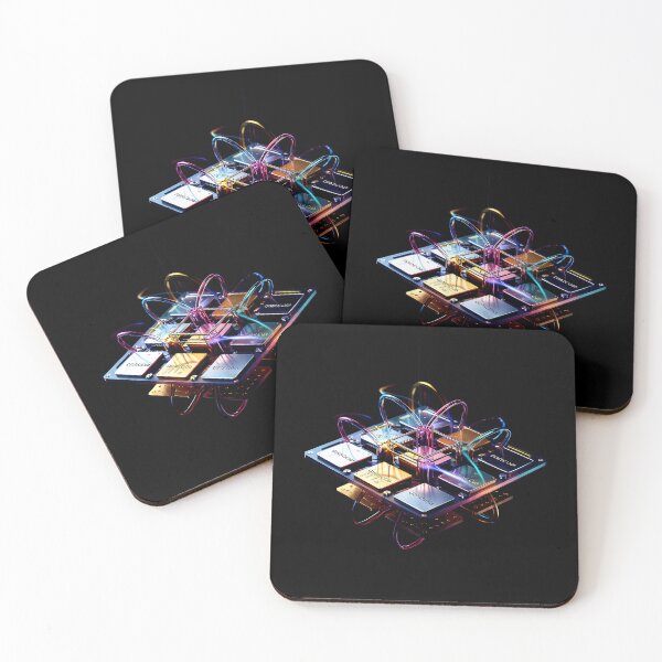 Item preview, Futuristic Quantum Chip 20-Qubit designed and sold by paulo silveira.