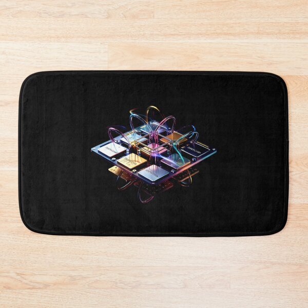 Item preview, Futuristic Quantum Chip 20-Qubit designed and sold by paulo silveira.