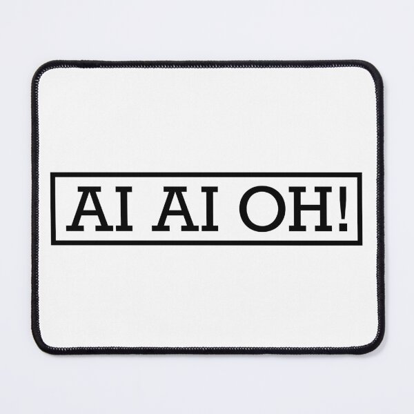 Item preview, AI AI OH! | Funny Artificial Intelligence Wordplay - Black designed and sold by Spaabus.