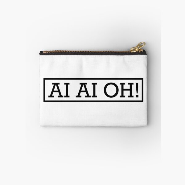 Item preview, AI AI OH! | Funny Artificial Intelligence Wordplay - Black designed and sold by Spaabus.