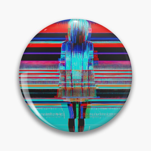 Item preview, Glitch Girl – Neon Digital Chaos Aesthetic  designed and sold by GL!TCH LAB.
