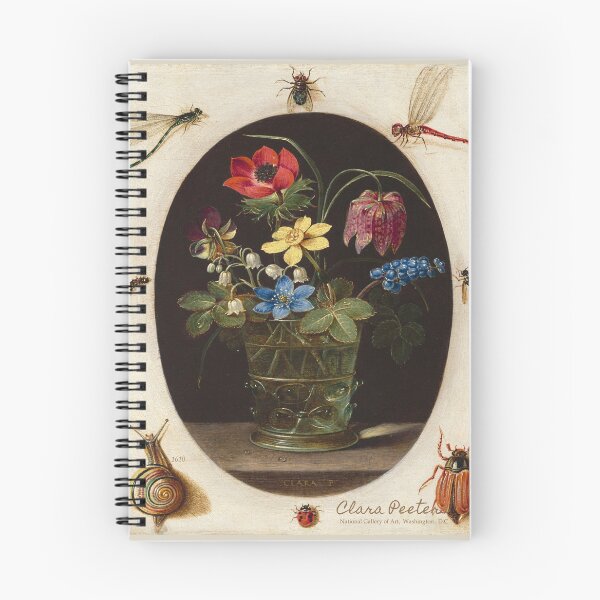 Item preview, Still Life with Flowers Surrounded by Insects and a Snail, c. 1610 . Clara Peeters . National Gallery of Art designed and sold by WeareSublime.