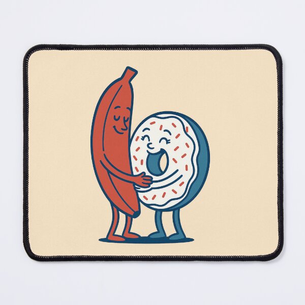 Item preview, Just Chillin' Series: Banana and Donut (Love at First Sight) Version #3B (Red, Blue and White) designed and sold by lapart.