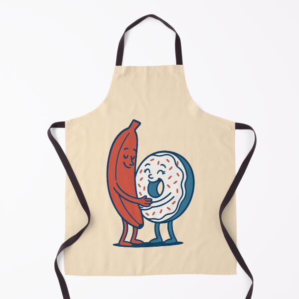 Item preview, Just Chillin' Series: Banana and Donut (Love at First Sight) Version #3B (Red, Blue and White) designed and sold by lapart.
