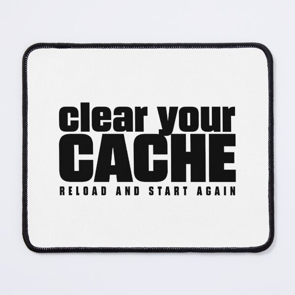 Item preview, Clear Your Cache | Tech Humor Reset Quote - Black designed and sold by Spaabus.