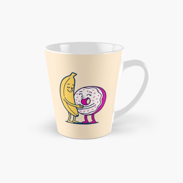 Item preview, Just Chillin' Series: Banana and Donut (Love at First Sight) Version #3C (Yellow, Pink and White) designed and sold by lapart.
