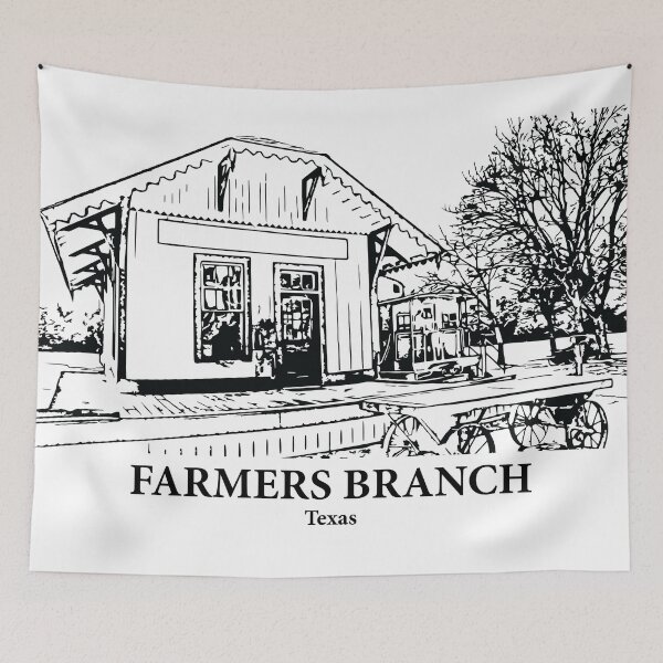 Artikelvorschau, Farmers Branch - Texas entworfen und verkauft von Lakeric Cityscapes.
