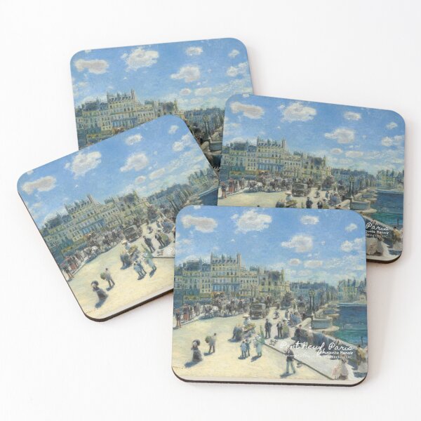Item preview, Pont Neuf, Paris by Auguste Renoir . National Gallery of Art . Artsy journal . Art stickers . Art mugs . Art tote bags . Art inspired products . Art gifts designed and sold by WeareSublime.