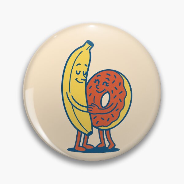 Item preview, Just Chillin' Series: Banana and Donut (Love at First Sight) Version #4 designed and sold by lapart.
