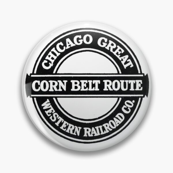 Artikelvorschau, Vintage Chicago Great Western Railway - Corn Belt Route entworfen und verkauft von QuayTradingCo.
