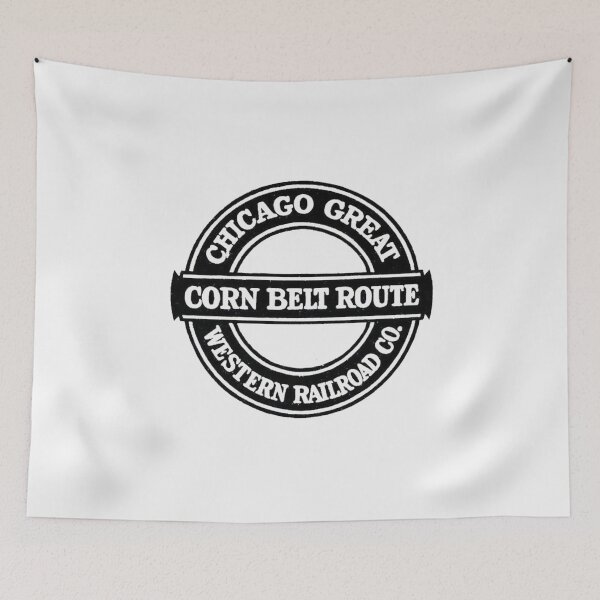 Artikelvorschau, Vintage Chicago Great Western Railway - Corn Belt Route entworfen und verkauft von QuayTradingCo.