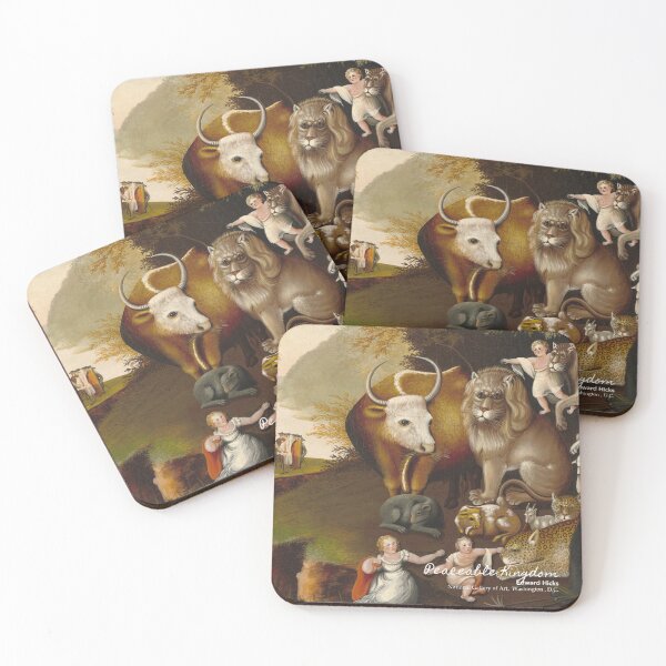 Item preview, Peaceable Kingdom by Edward Hicks . National Gallery of Art . Artsy journal . Art stickers . Art mugs . Art tote bags . Art inspired products . Art gifts designed and sold by WeareSublime.