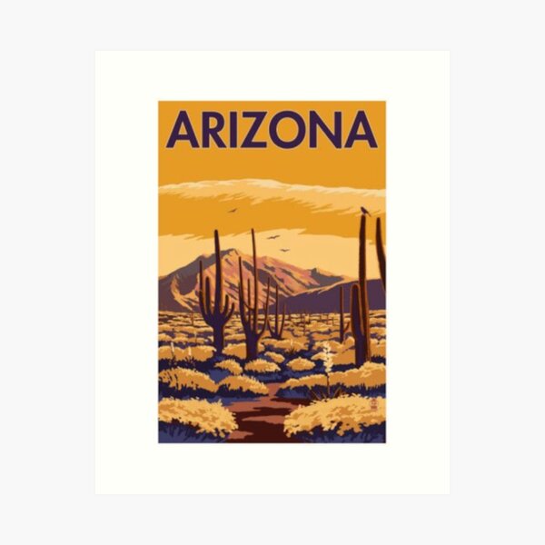Item preview, Arizona, the Grand Canyon State designed and sold by PrimoPosters.