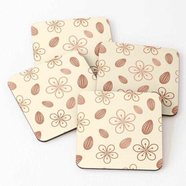 Item preview, April 1st Birth Flower Almond Pattern designed and sold by birthflower.