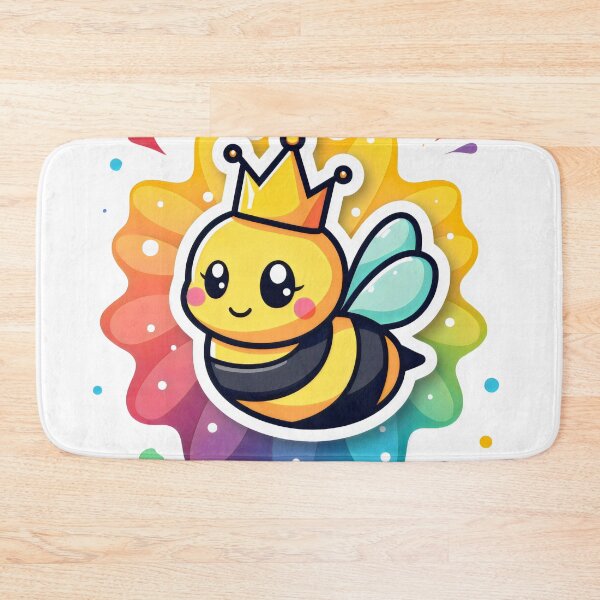 Item preview, Kawaii Bee - Adorable Bumblebee Sticker designed and sold by slickywitty.