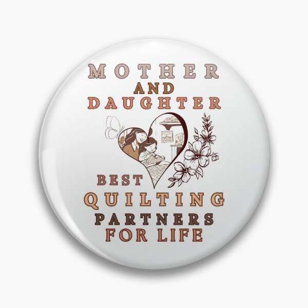 Item preview, Mother and daughter best quilting partner for life  designed and sold by Wiss2Arts.