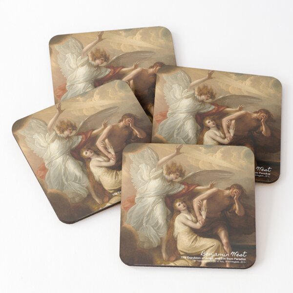 Item preview, The Expulsion of Adam and Eve from Paradise by Benjamin West . National Gallery of Art . Artsy journal . Art stickers . Art mugs . Art tote bags . Art inspired products . Art gifts designed and sold by WeareSublime.