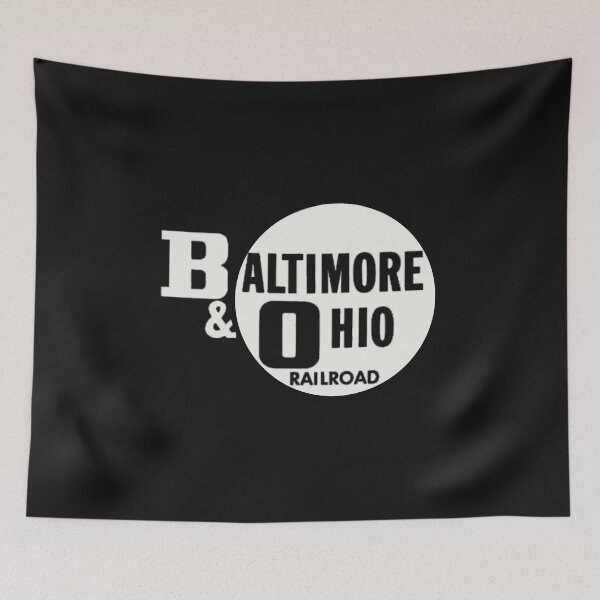 Artikelvorschau, Vintage Baltimore and Ohio Railroad entworfen und verkauft von QuayTradingCo.