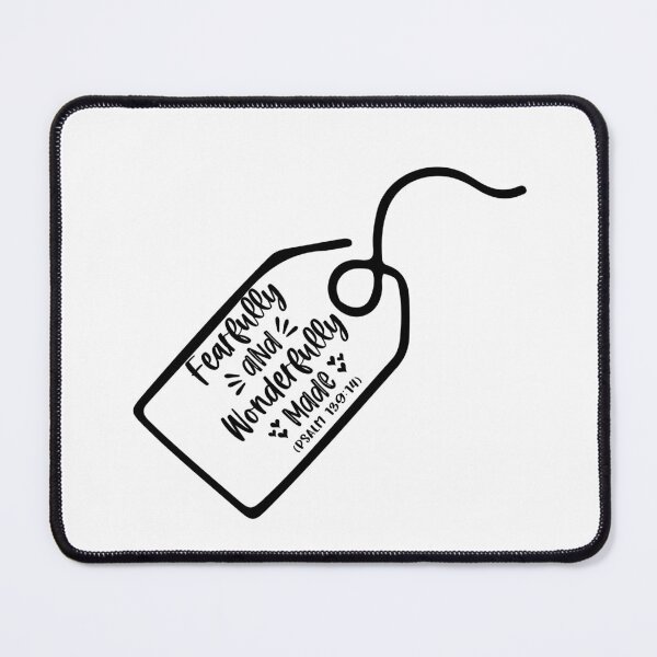 Item preview, Fearfully and Wonderfully Made – Psalm 139:14 Christian Brush Design designed and sold by Christian1iving.