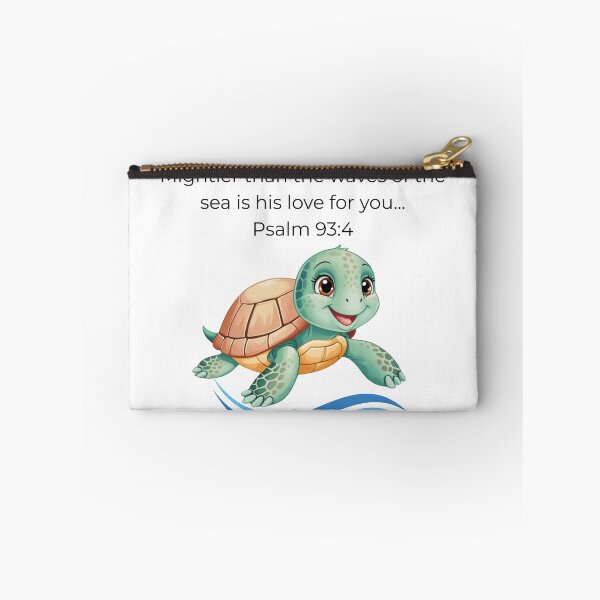 Item preview, Peaceful sea turtle Christian shirt- Psalm 93:4 Inspirational  designed and sold by Jessica Brauer Design's.