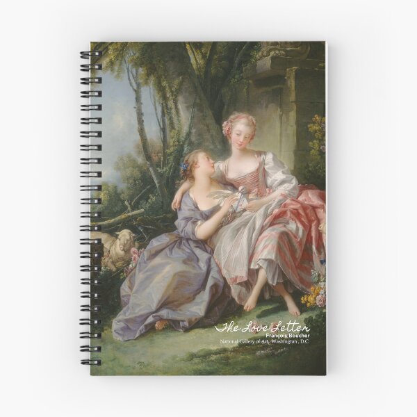 Item preview, The Love Letter by François Boucher . National Gallery of Art . Artsy journal . Art stickers . Art mugs . Art tote bags . Art inspired products . Art gifts designed and sold by WeareSublime.