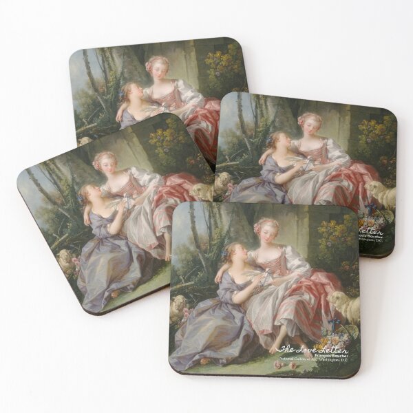 Item preview, The Love Letter by François Boucher . National Gallery of Art . Artsy journal . Art stickers . Art mugs . Art tote bags . Art inspired products . Art gifts designed and sold by WeareSublime.