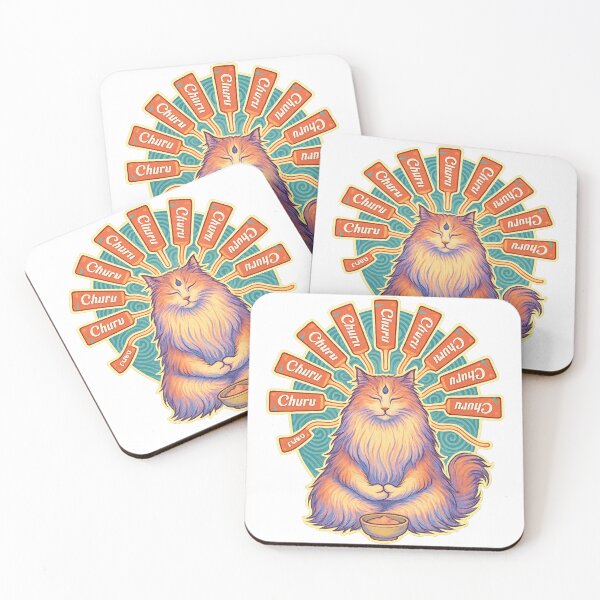 Item preview, Zen Cat vs. Churu Desires designed and sold by Kubiru.
