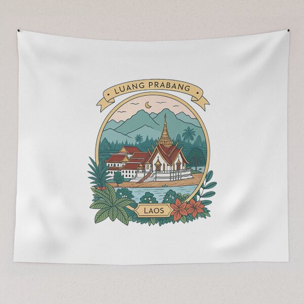 Item preview, Luang Prabang, Laos designed and sold by likbatonboot.