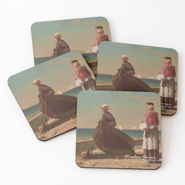 Item preview, Dad's Coming! by Winslow Homer . National Gallery of Art . Artsy journal . Art stickers . Art mugs . Art tote bags . Art inspired products . Art gifts designed and sold by WeareSublime.