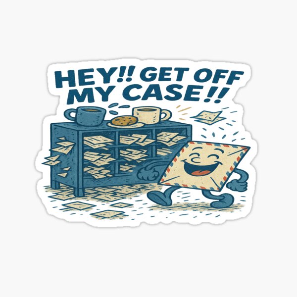Item preview, Hey! Get off of my case! Postal designed and sold by GOOSEWHISPERER .