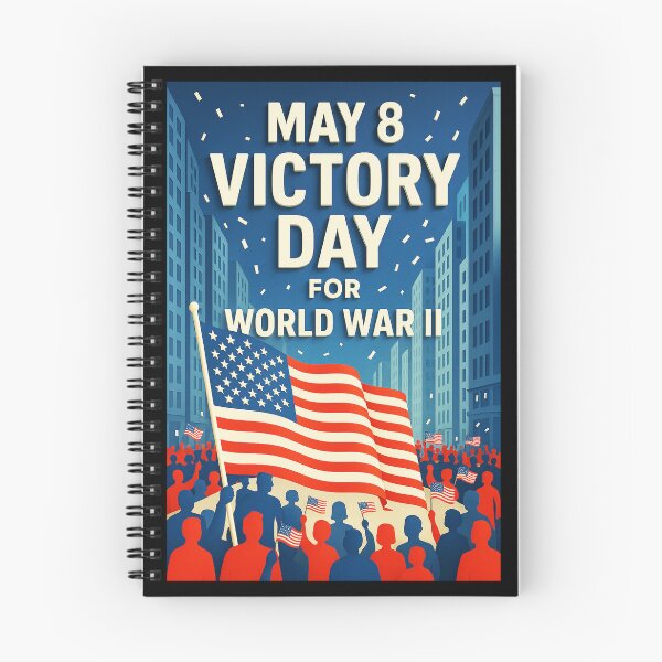 Item preview, Victory Day for World War II – May 8 Ticker Tape Parade Tribute designed and sold by MySheetMusicArt.
