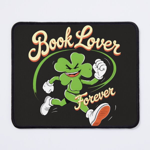 Item preview, Book Lover Forever in Retro Clover Runner designed and sold by CrystalCove11.