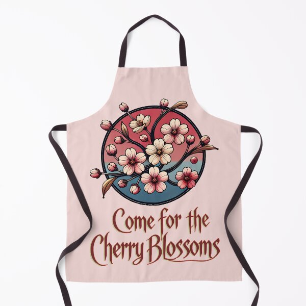Item preview, Come for the cherry blossoms, typography designed and sold by maxmaj.