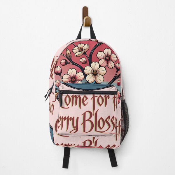Item preview, Come for the cherry blossoms, typography designed and sold by maxmaj.
