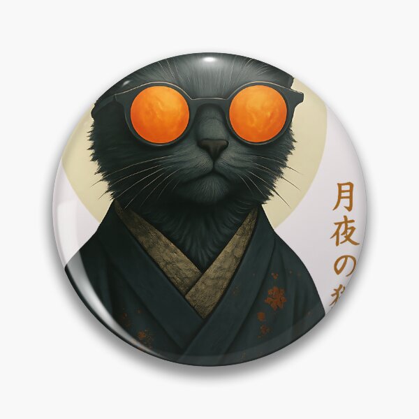 Item preview, Cat Wearing Kimono Japanese Art Kanji Japanese Cat designed and sold by cawtoon.