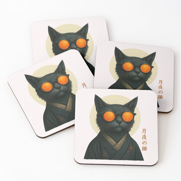 Item preview, Cat Wearing Kimono Japanese Art Kanji Japanese Cat designed and sold by cawtoon.