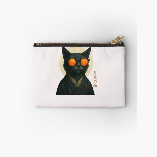 Item preview, Cat Wearing Kimono Japanese Art Kanji Japanese Cat designed and sold by cawtoon.