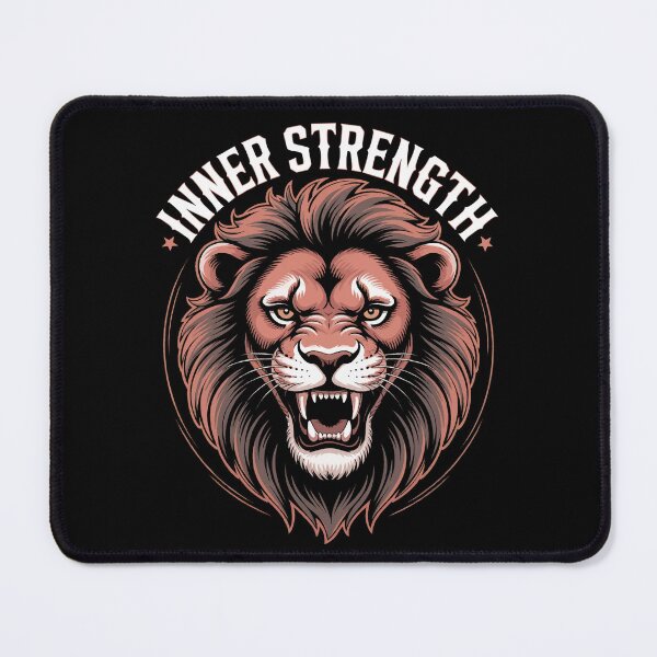 Item preview, Forge Your Spirit: The Lion's Path to Strength designed and sold by 89BLACK.