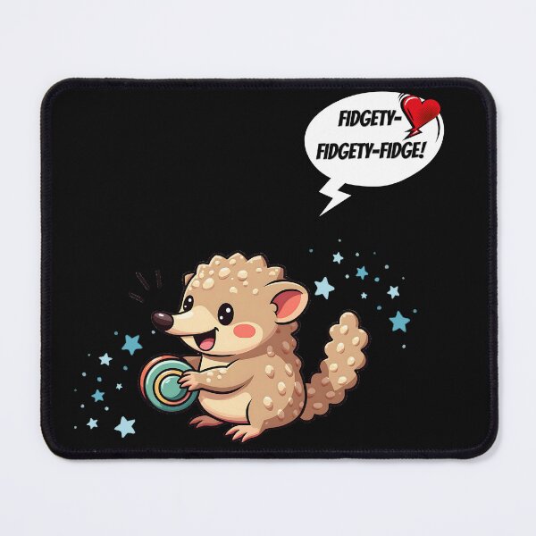 Item preview, "Fidgety-Fidgety-Fidge!" Fidgeting Pangolin, Cartoon Style designed and sold by RisenAgain - Quantum BrainGlitch | Designs.