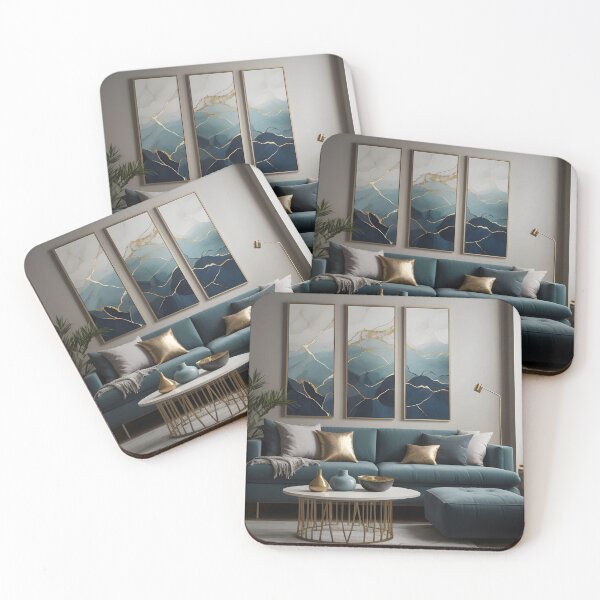 Item preview, Oceanic Luxury Minimalist Art designed and sold by CrystalCove11.