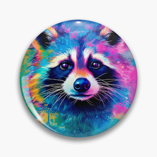 Item preview, Bandit Colored Raccoon designed and sold by Hirako Nakatsu.