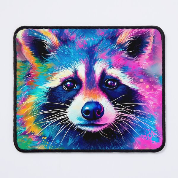 Item preview, Bandit Colored Raccoon designed and sold by Hirako Nakatsu.