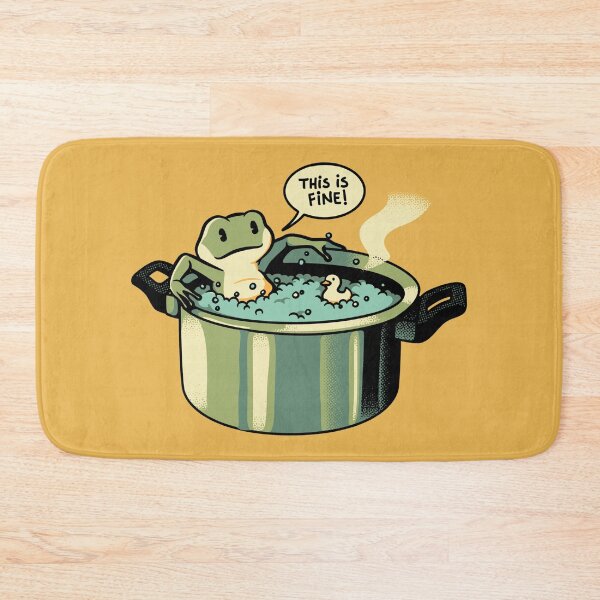 Item preview, Thats Fine Frog Pot by Tobe Fonseca designed and sold by Tobe Fonseca®.