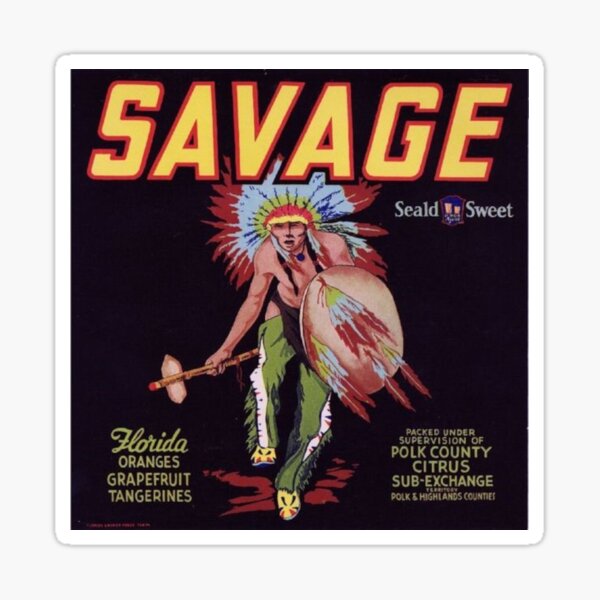 Item preview, Savage - Vintage Citrus Crate Label designed and sold by PrimoPosters.